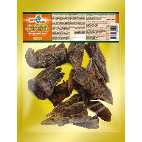 (Fish Smoked) AFROASE Tilapia Fillet Smoked Box 10 x 100 g (AEF)