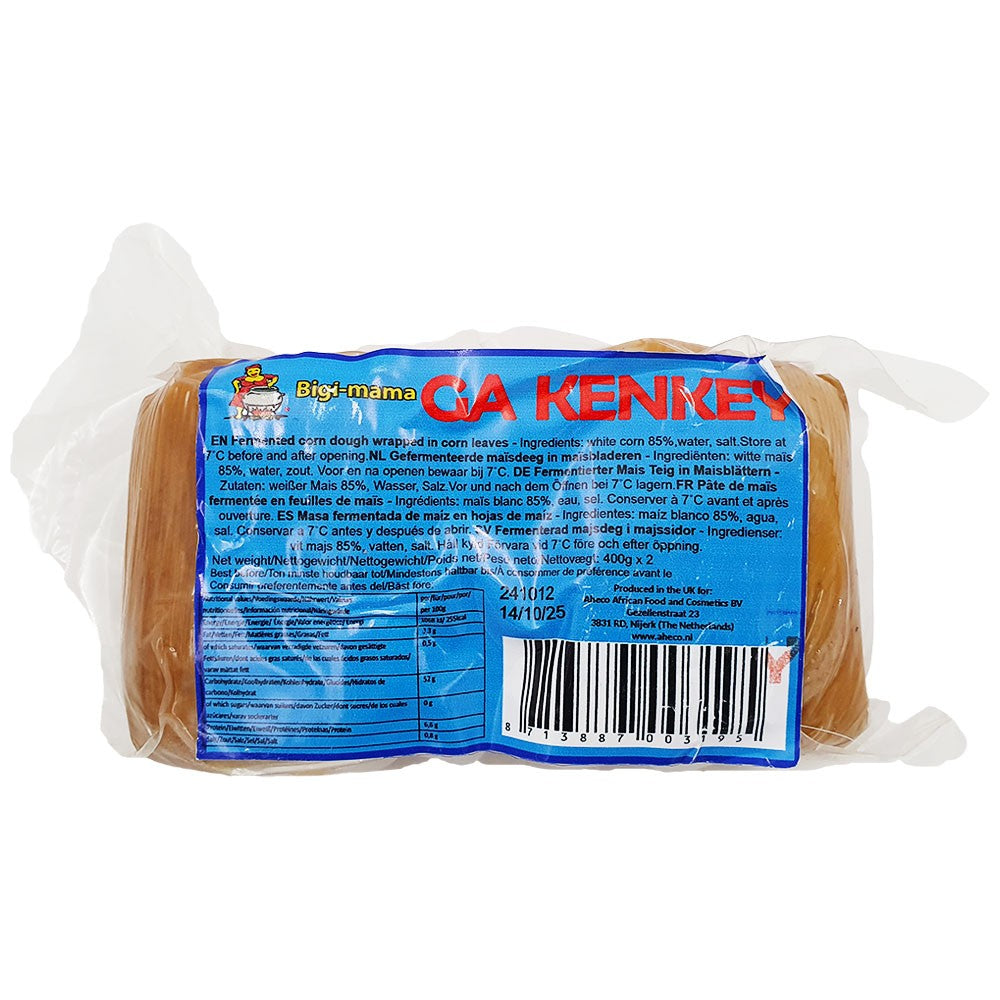 (Kenkey Meal) Accra Kenkey Vacuum Packed Bigi Mama 800 gr.