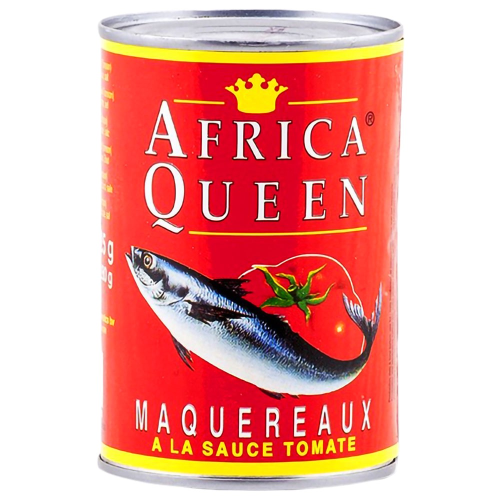 (Canned Fish)) Africa Queen Mackerel Tomato Sauce - 425 gr.
