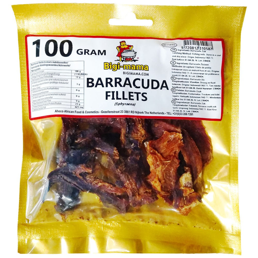 (Barracuda Fillet Smoked) Barracuda Fillet Smoked Bigi Mama 100 gr.
