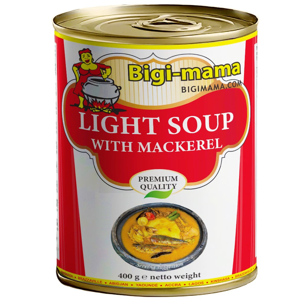 Fast Meal Canned Light Soup with Mackerel 400 gr.