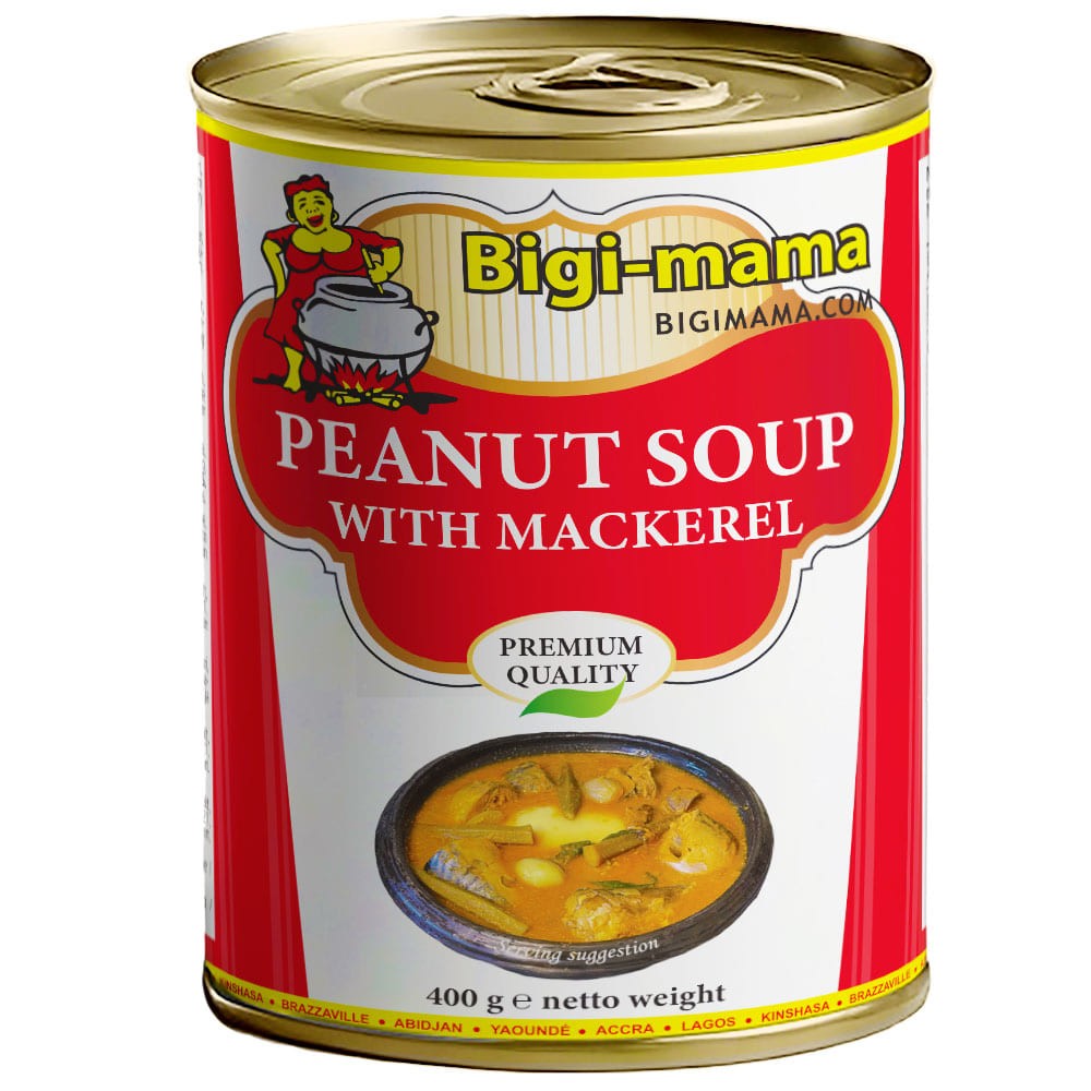 Fast Meal Canned Peanut Soup with Mackerel - 400 gr