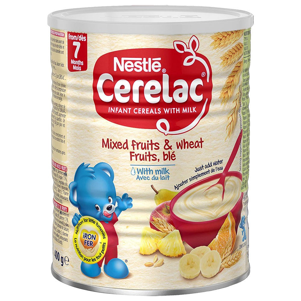 (Baby Toddler Food) Cerelac Wheat & Mixed Fruits/Milk - 400 gr.