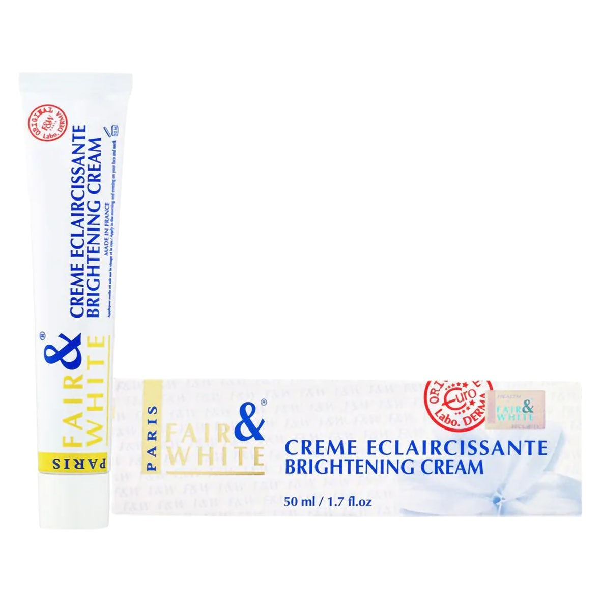 (Body Cream) Fair & White Cream Eclaircissant Tube 50 ml.
