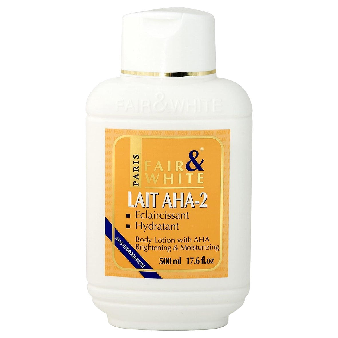 (Body Milk) Fair & White Lait AHA-2 Eclaircissant 500 ml.