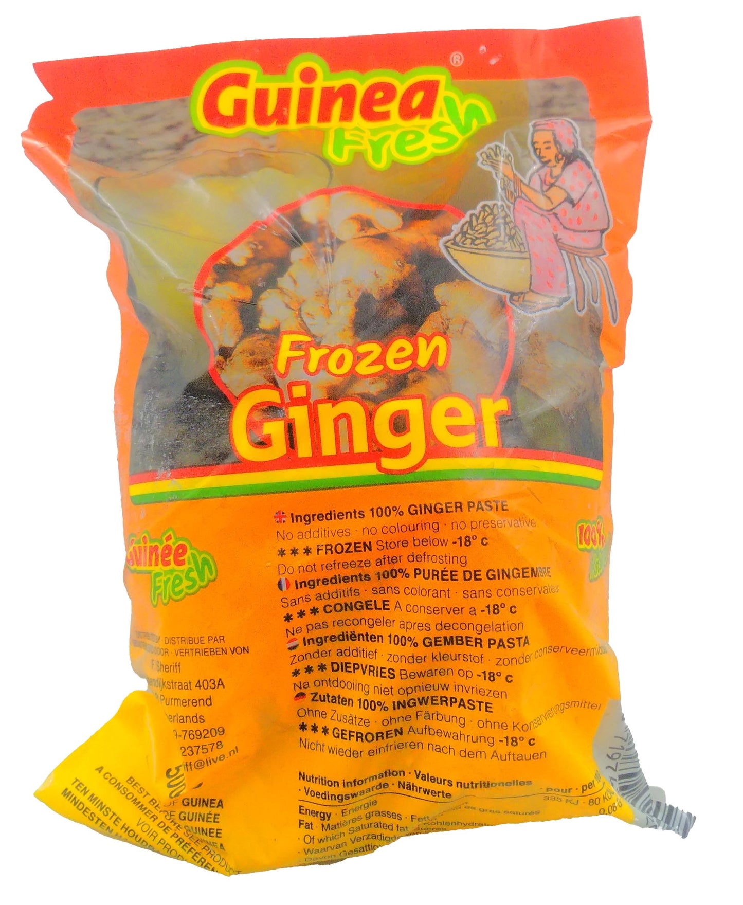 Ginger Paste - Guinéa Fresh - 500 gr.