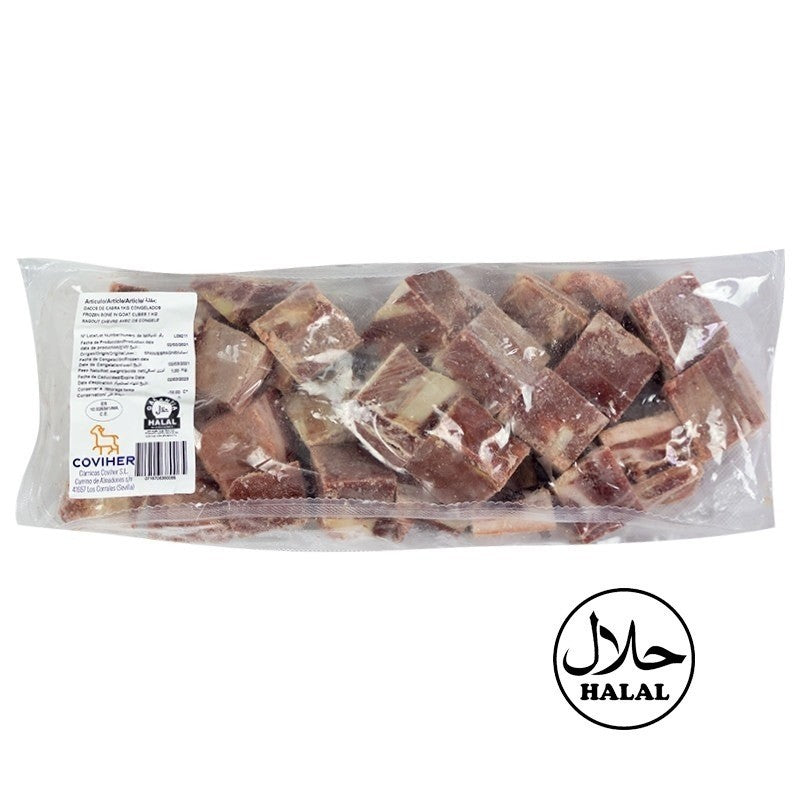 (Frozen Goat Meat) Goat Meat Halal /Chevre/Ziege - 1 kg.
