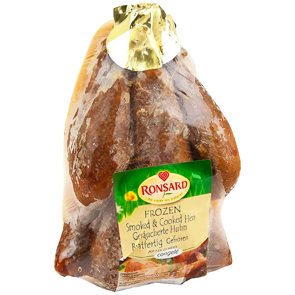 (Frozen Hen Smoked Whole) Hen Smoked - Poule Fumée Ronsard - 1 kg.