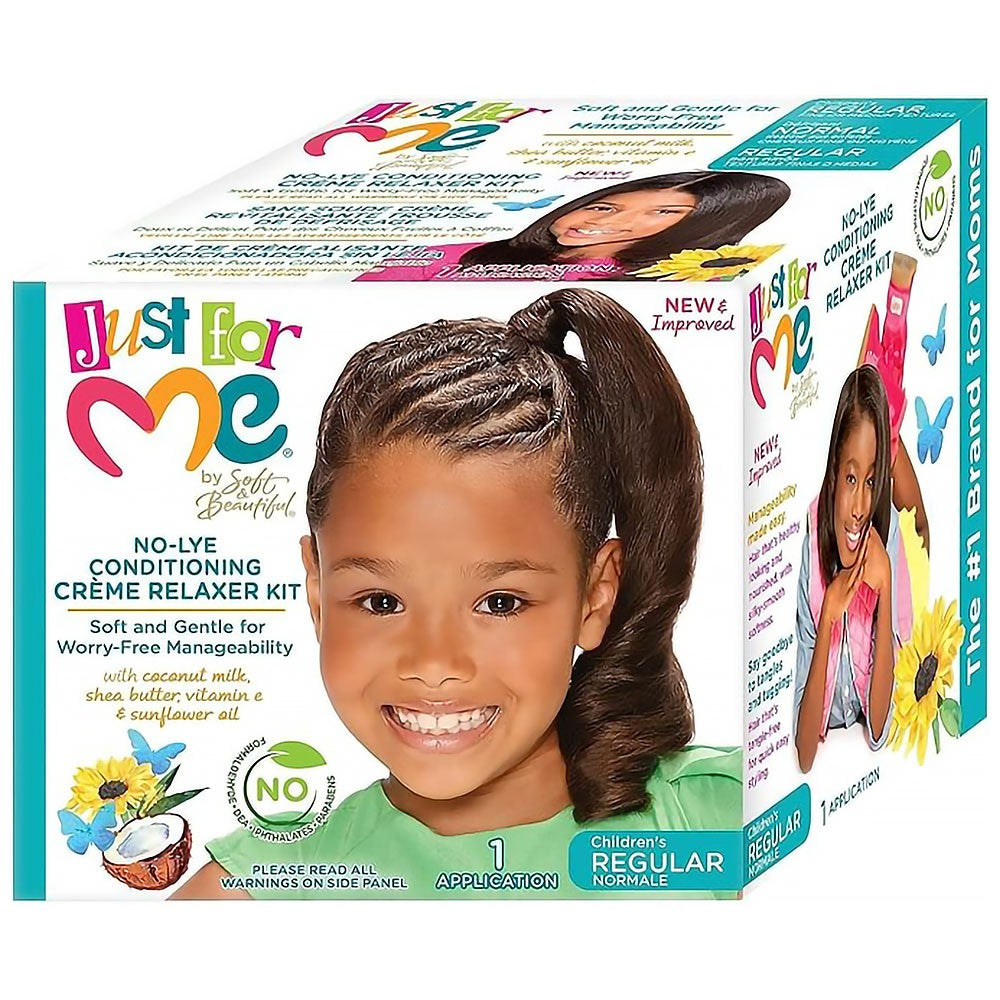 (Hair Care 4 Kids) Just For Me Relaxer Kit Regular.