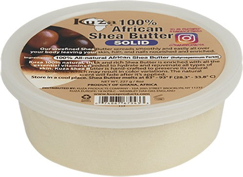 (Kuza Shea Butter) Kuza African Shea Butter White Solid 8 oz.