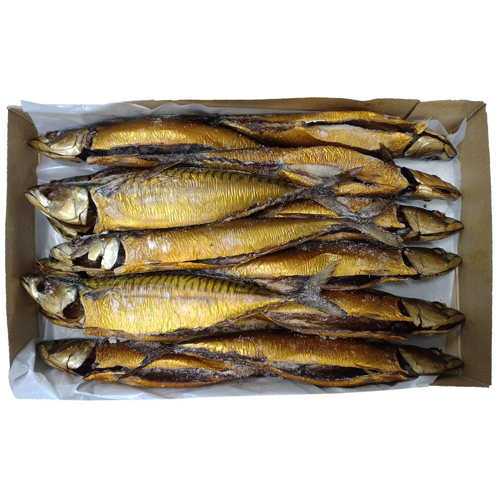(Fish Smoked) Makreel Smoked 250-400 gr. Box 5 kg.