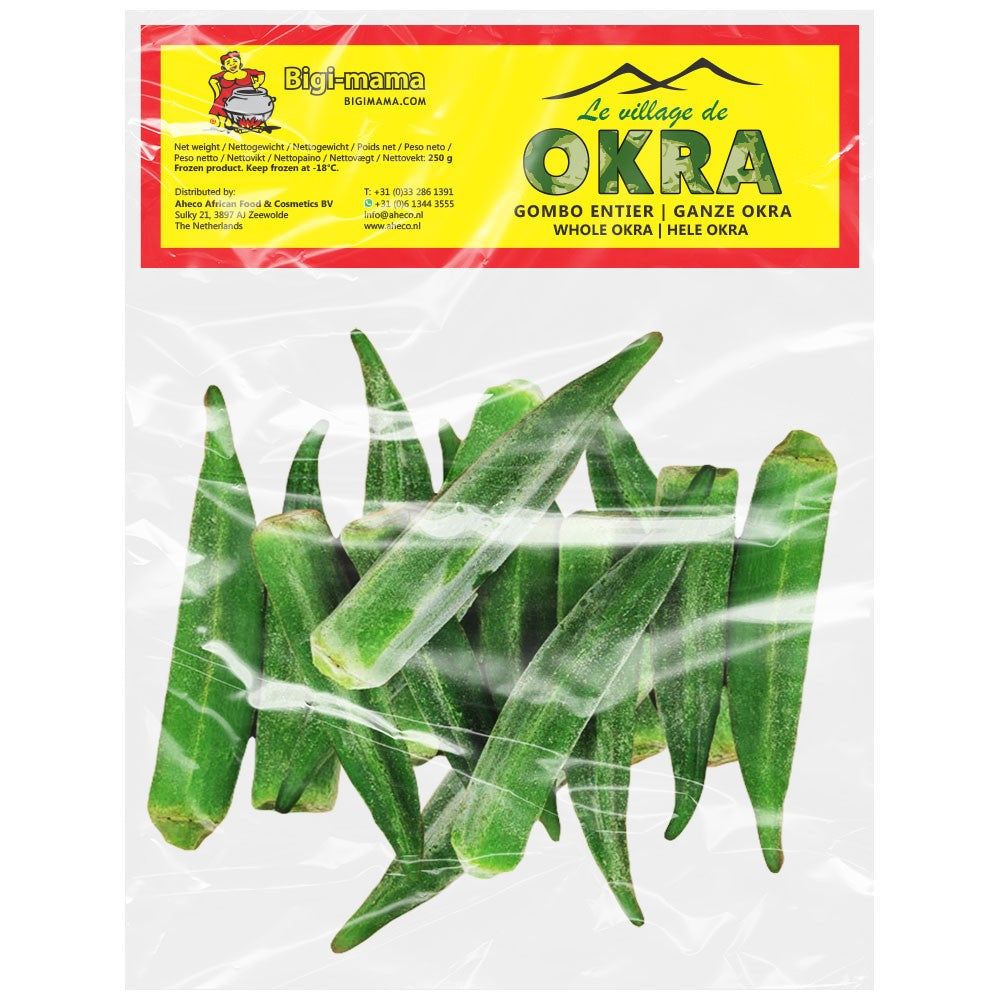 (Frozen Vegetable Whole) Okra Whole - Box 20 x 250 gr.
