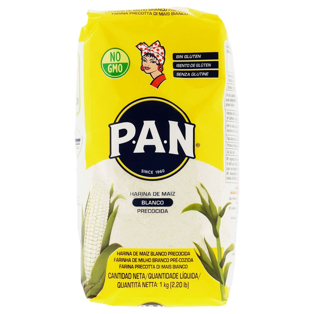(Flour Maize) Pan White Mais Flour - Yellow Pack 1 kg.