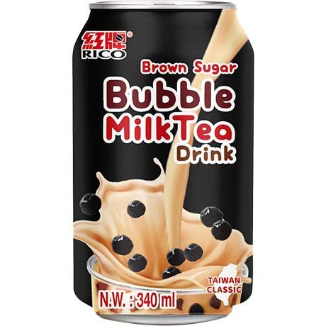 (Beverage Milk Tea Drink) Bubble Milk Tea Drink Brown Sugar - Carton 24 x 340 ml (AEF)