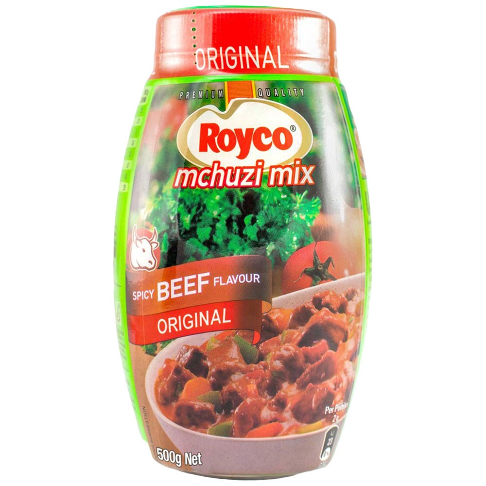 (Beef Mix Seasoning Spicy) Royco Mchuzi Mix Spicy Beef 12 x 500 gr. (AHCO)