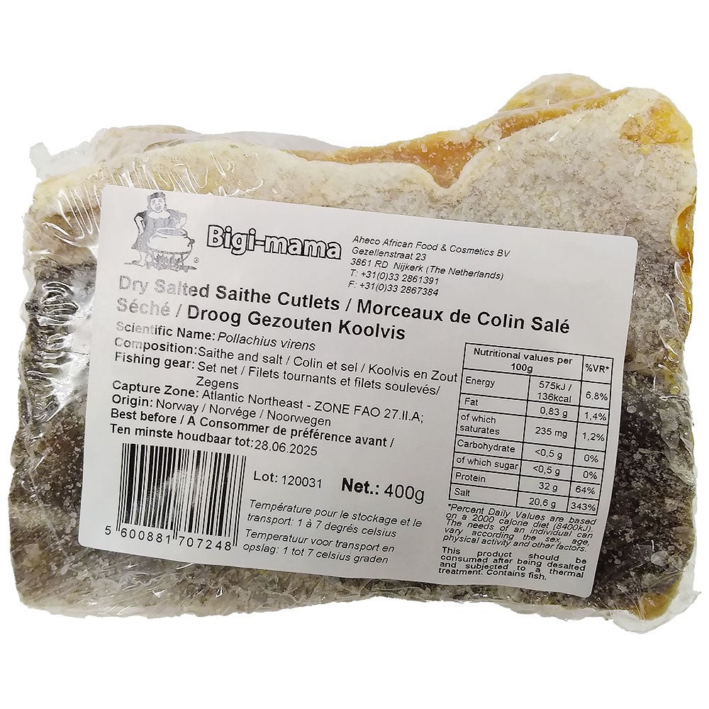 (Fish Salted) Saithe Poisson Salé - Makajabu - 400 gr.