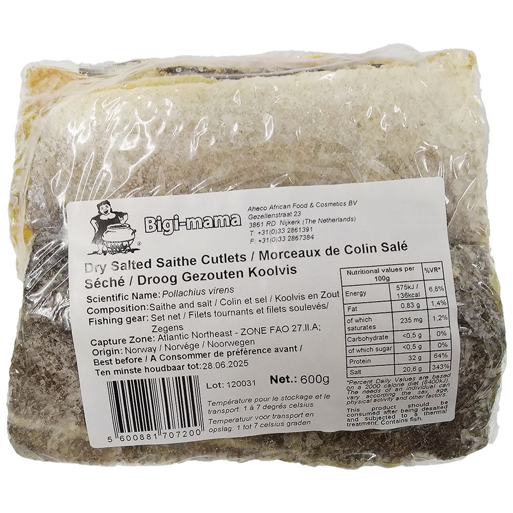 (Fish Salted) Saithe Poisson Salé - Makajabu 600 gr.