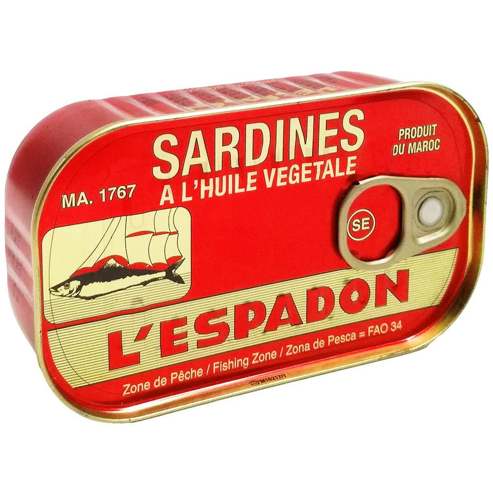(Canned Seafood) Sardines L'espadon In Oil - Box 50 x 125 gr.(AHCO)
