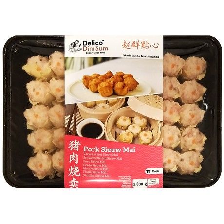 (Instant Meal Frozen) Sieuw Maai Pork - Box 10 x 800 gr (AEF)