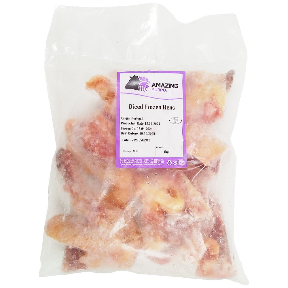 (Frozen Poultry) Strong Chicken - Diced Hen Special Cuts - Box 10 x 1 kg.