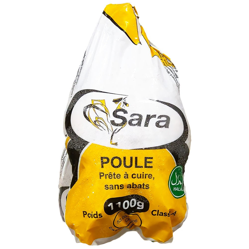 (Frozen Strong Chicken Whole) Strong Chicken Halal Sara Classe A Box 10 x 1100 gr.