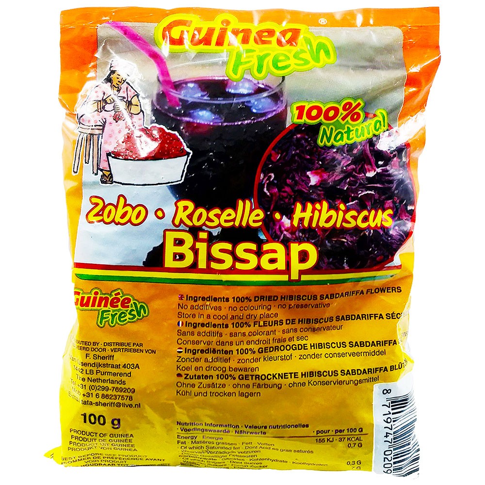 Tea Bissap Rouge - Guinéa Fresh - 100 gr.