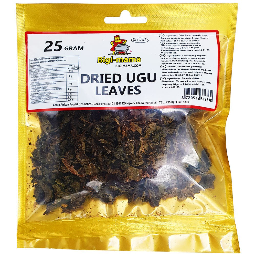 (Dried Vrgetable Leaves) Ugu Dry Leaves - -25 gr.