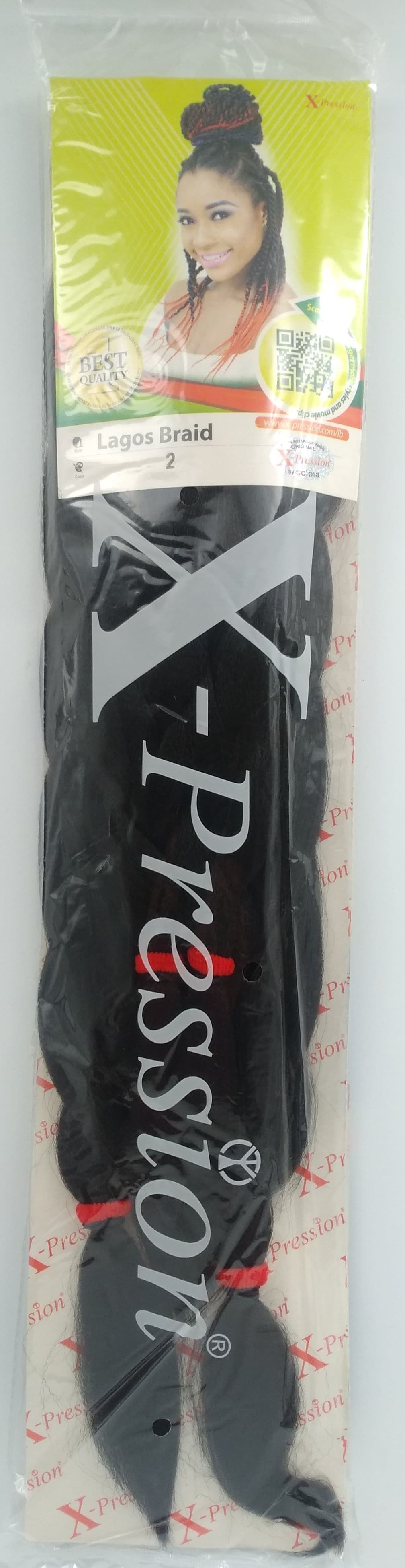 (Hair Braid) X-Pression Lagos Braid Colour 2.