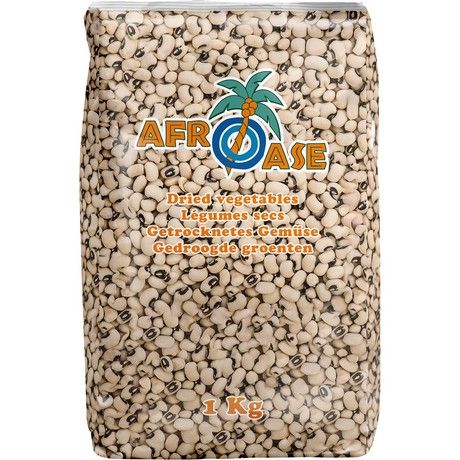 (Beans Dried) AFROASE  Black-Eyed Beans - 1 kg (AEF)