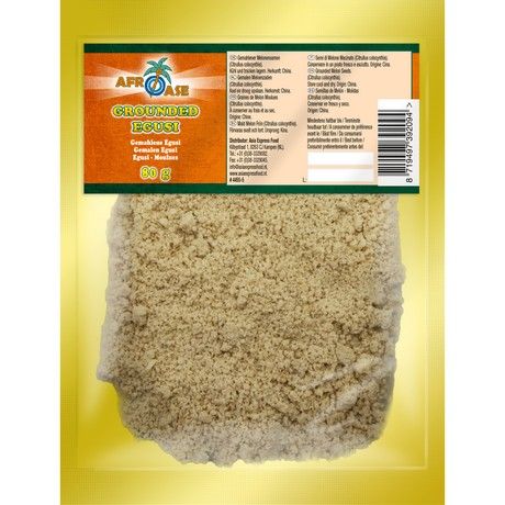 (Diverse) AFROASE  Egusi Ground - Box 10 x 80 gr. (AEF)