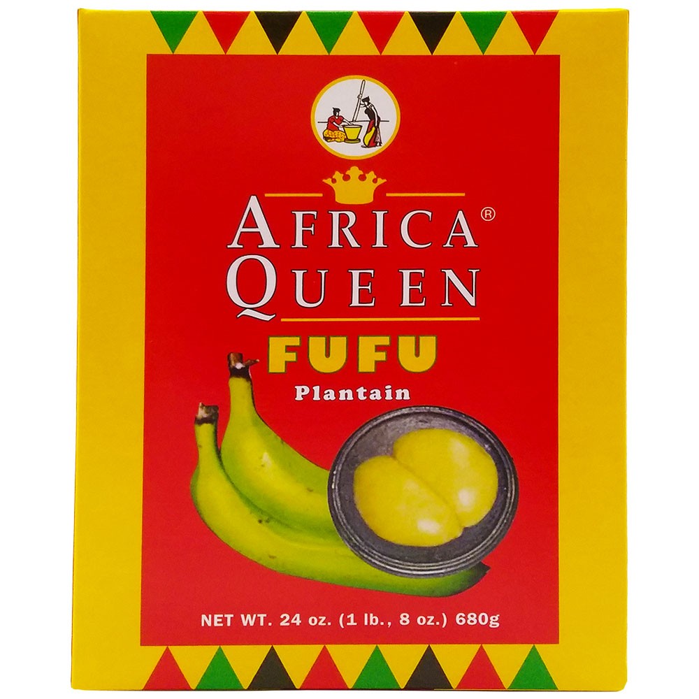 (Flour Plantain Fufu) Africa Queen Fufu Plantain 24 oz.