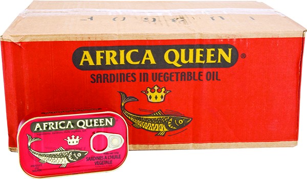 (Canned Seafood) Africa Queen Sardines In Oil Marocco - Box 50 x 125 gr.(AHCO)