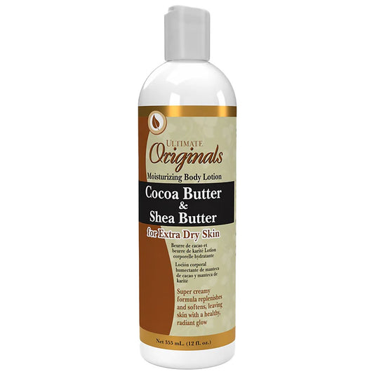 (African Cocoa & Shea Butter) Africa's Best Organics Cocoa & Shea Butter Lotion 12 oz.