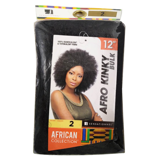 (Afro Kinky) African Collection Afro Kinky Bulk 12'' Colour 2.