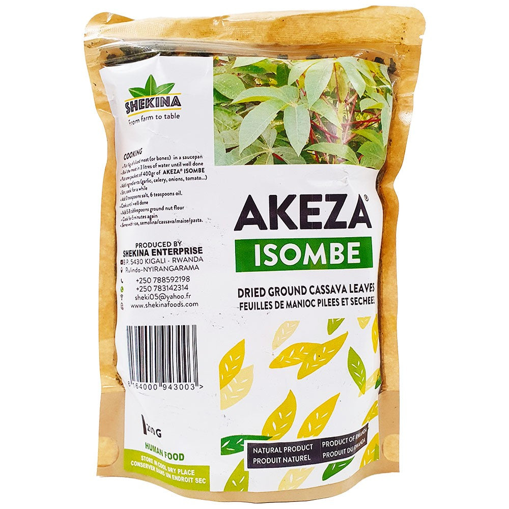 (Dried Ground Vegetable Leaves) Akeza Isombe - Dried Ground Cassava Leaves - 200 gr.(AHCO)