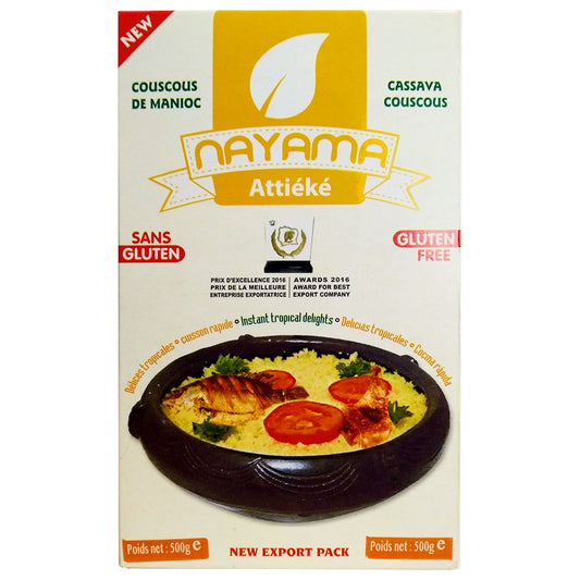 (African Couscous) Attieke Sec Nayama -  Pkt. 500 gr.