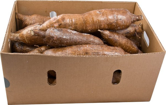 (Fresh Root Vegetable) Cassave Fresh (Box 18 kg).