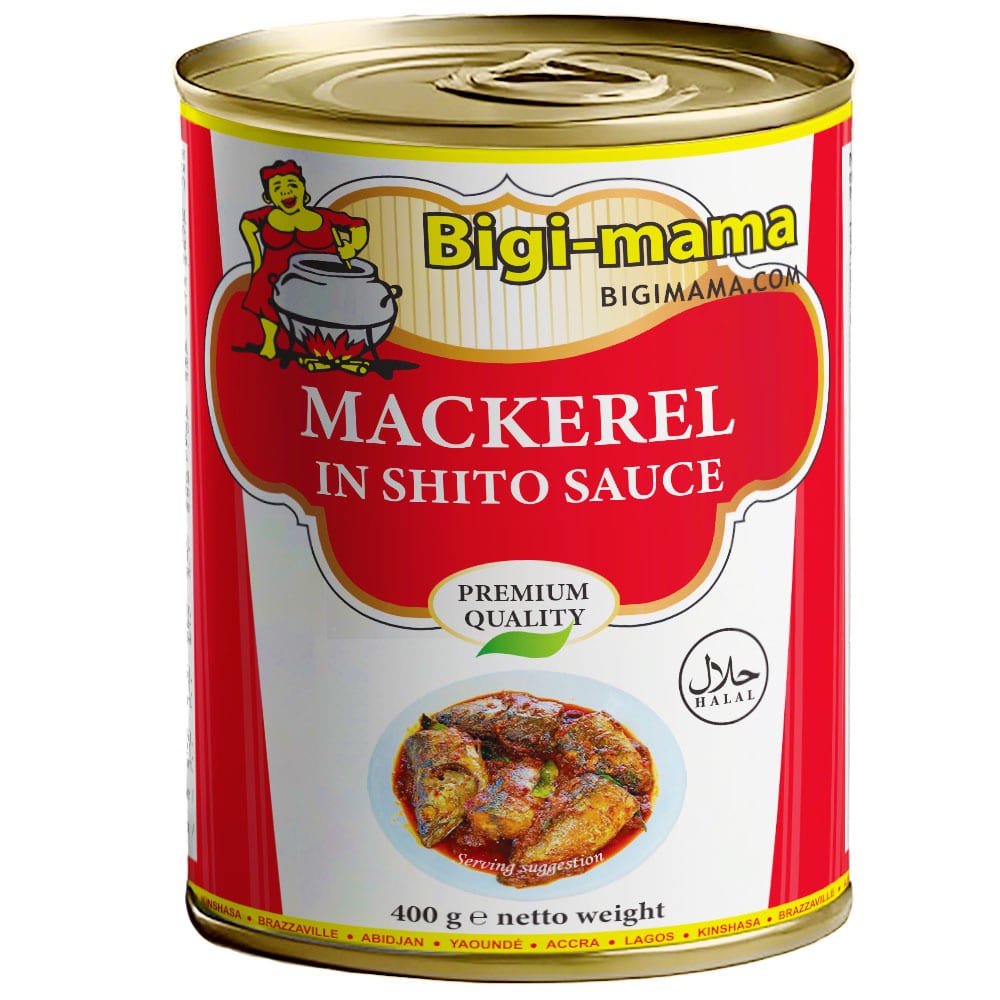 Fast Meal Canned Mackerel in Shito Sauce 6 x 400 gr.