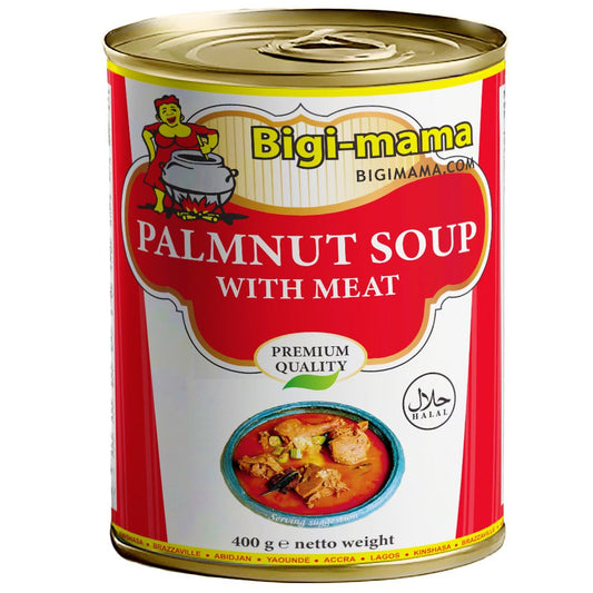 Fast Meal Canned Palm Nut Soup With Meat 6 x 400 gr