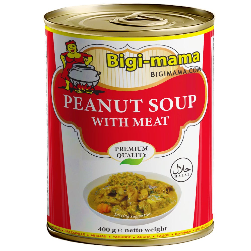 Fast Meal Canned Peanut Soup with Meat - 400 gr.