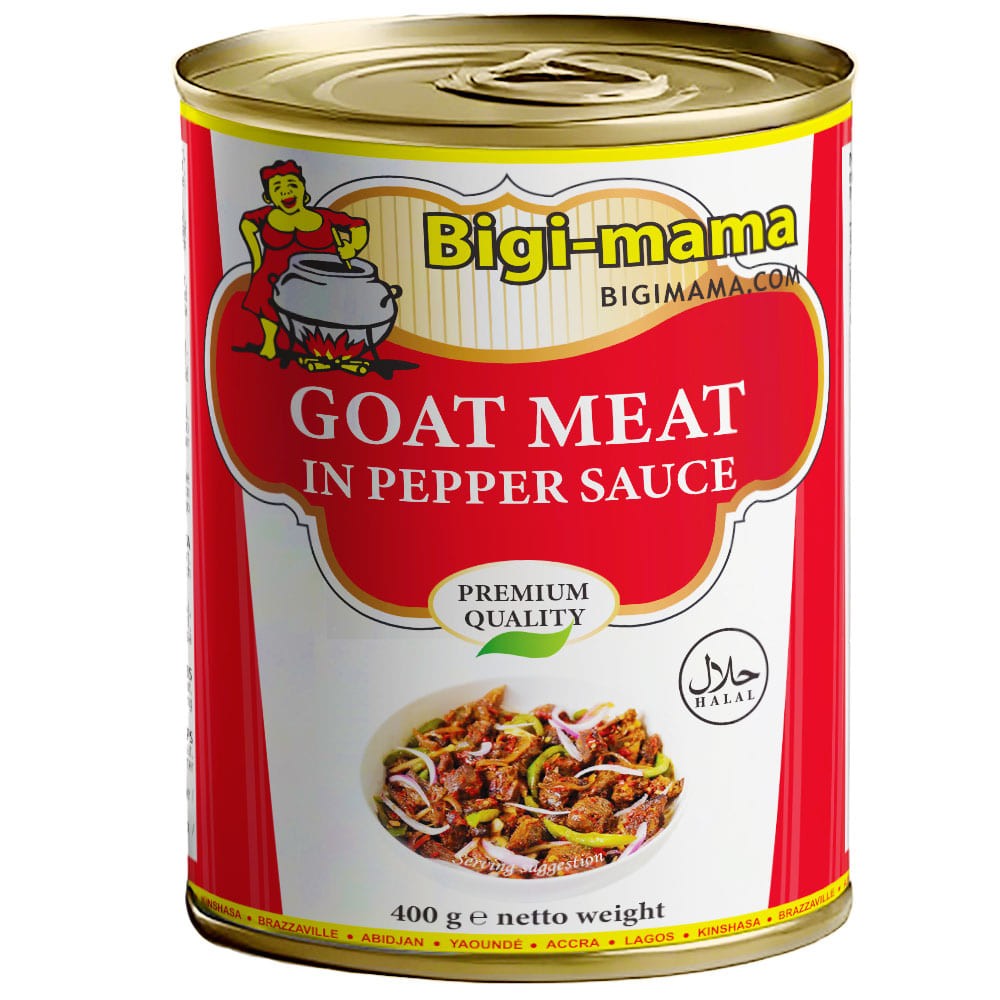 Fast Meal Canned Peppered Goat Meat - 400 gr