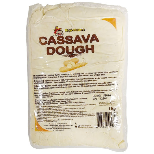 (Cassava Fufu Dough) Cassava Dough - Bigi Mama - 1 kg.
