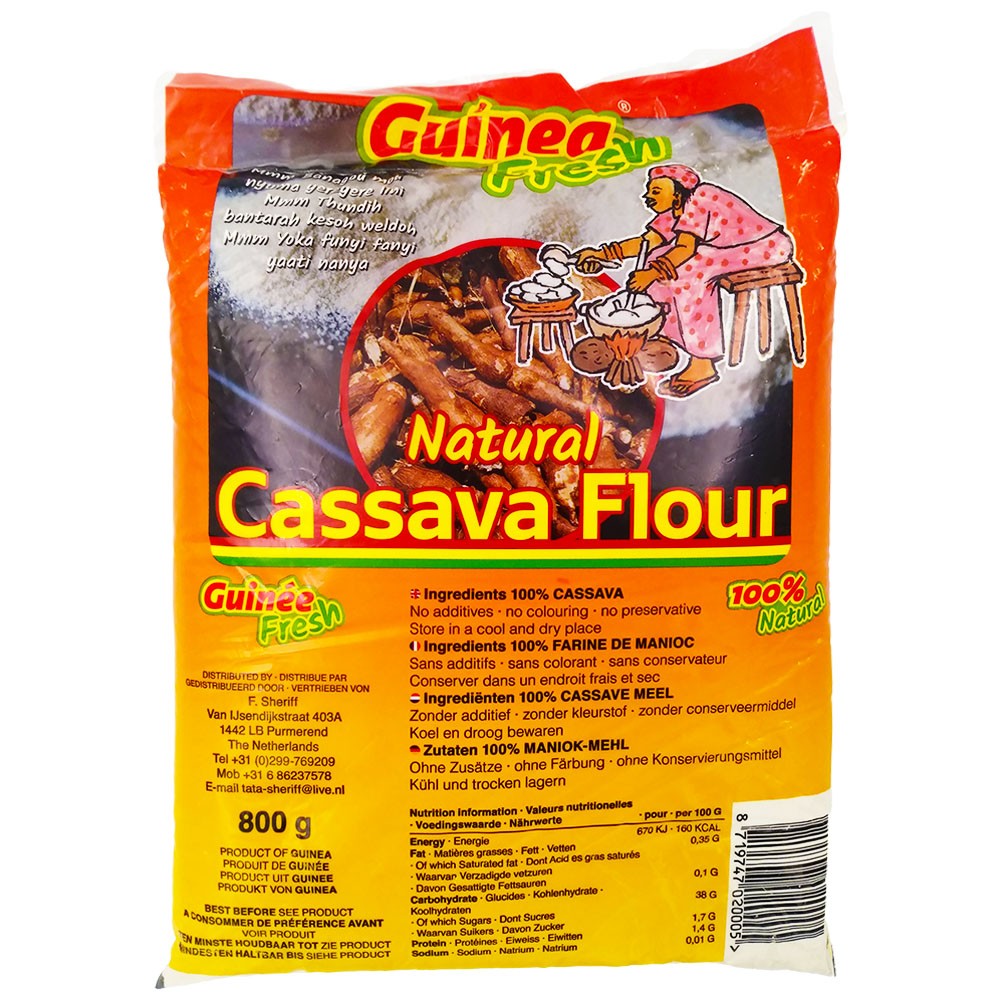 (Flour Cassava) Cassava Flour - Guinéa Fresh - 800 gr.