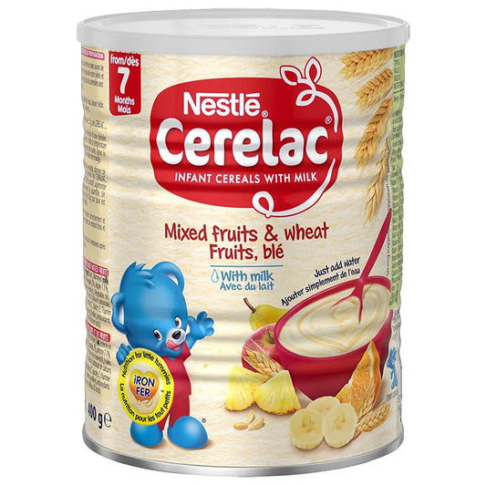 (Baby Toddler Food) Cerelac Wheat & Mixed Fruits/Milk - 400 gr.