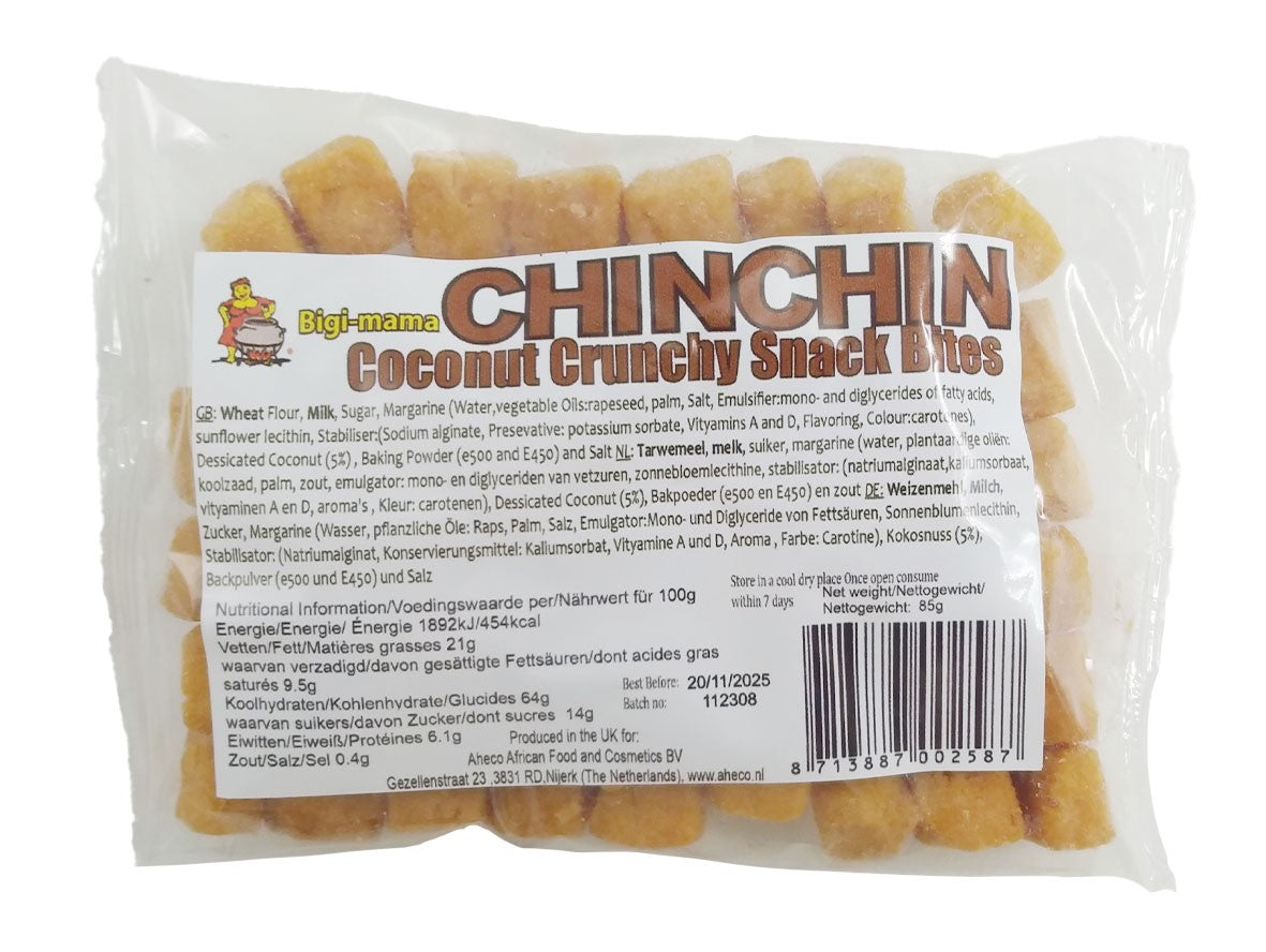 Chin Chin Coconut Biscuits - 85 gr.