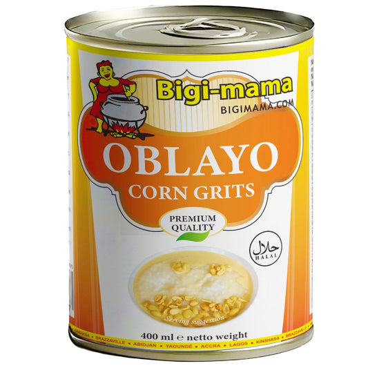Corn Grits - Oblayo Canned - 6 x 400 ml.