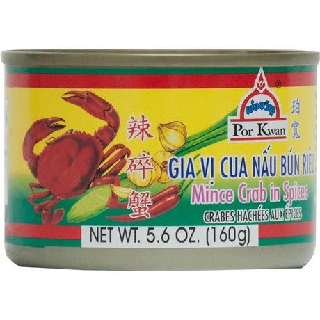 (Canned Seafood) Minced Crab in Spices - Box 48 x 160 gr (AEF)