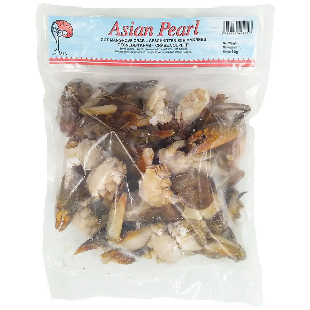 (Frozen Seafood Crab) Crab Cut (Madagascar) Small Pkt 1 kg