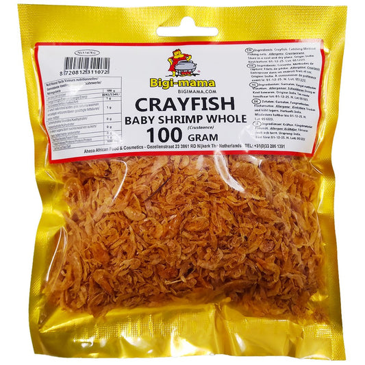 (Seafood Baby Shrimp) Crayfish Baby Shrimp Whole - Bigi Mama 100 gr.