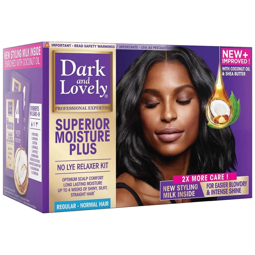 (Hair Care Relaxer Kit) Dark & Lovely No Lye Relaxer Kit Regular.